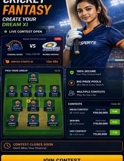 Fbdking (fbd satta king) fantasy cricket & matchday visual 3